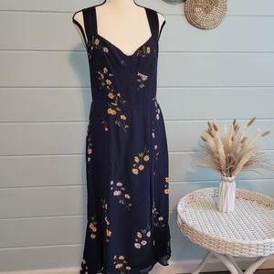 Reformation Fulton Floral Dress in color Princess Margaret 10P